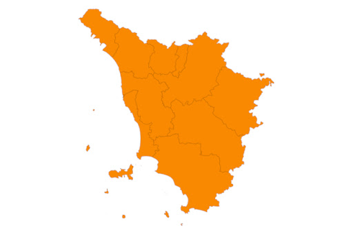 toscana zona arancione