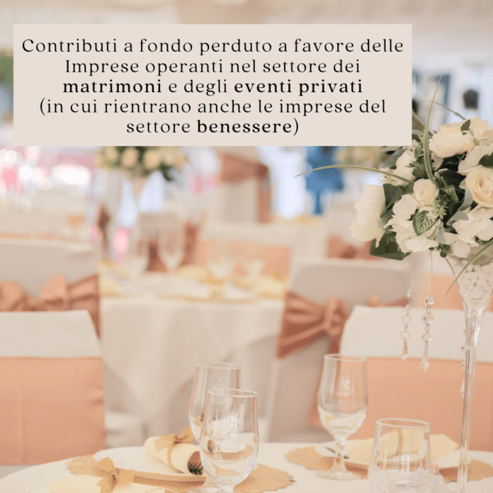 matrimoni ed eventi privati