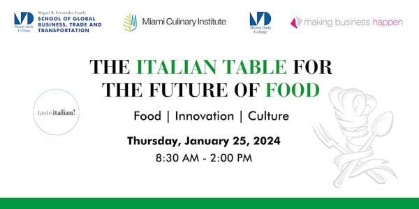 The Italian Table for the Future of Food